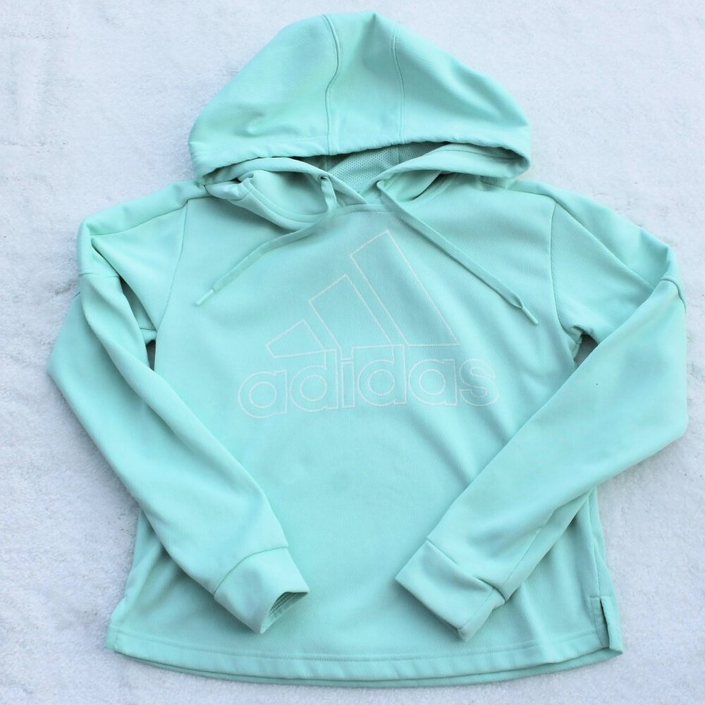 💚🩵Adidas Mint green hoodie